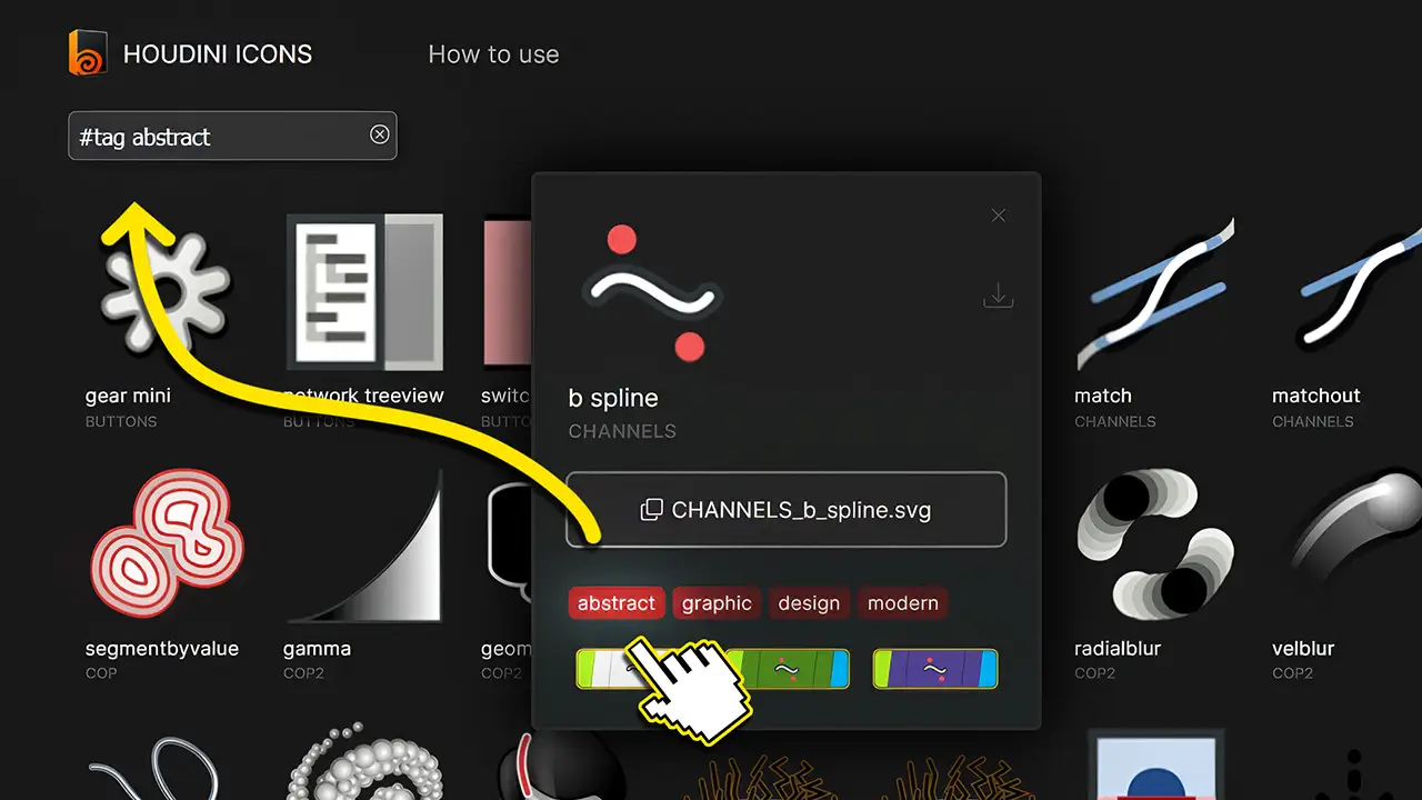Houdini icons